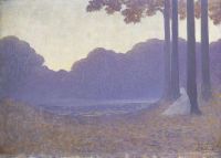 Osbert Alphonse Soir D Automne 1902 canvas print