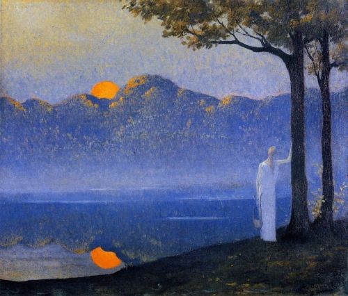Osbert Alphonse The Muse At Sunrise 1918 canvas print