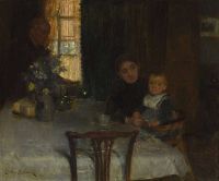 أوزبورن والتر فريدريك في طاولة الإفطار 1894