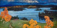 Osslund Helmer Herbstlandschaft bei Junsele