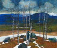 Osslund Helmer Spring In Lapland canvas print