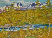 Osslund Helmer The Lapporten Valley Lapland Ca. 1915 canvas print
