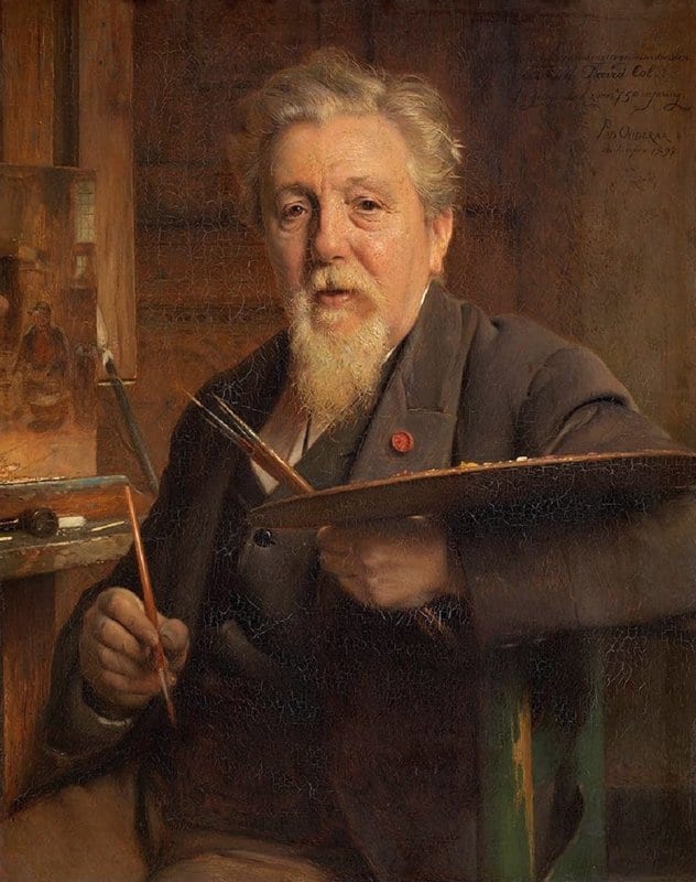 Ouderaa Piet Van Der The Painter Jan David Col canvas print