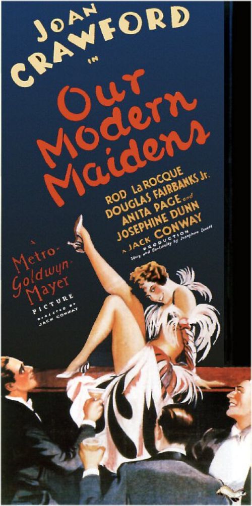 Our Modern Maidens 1929 Movie Poster canvas print