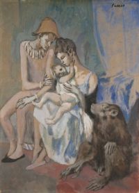 Pablo Picasso 1905 Acrobat S Family With A Monkey Famille Au Singe