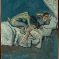 Pablo Picasso Escena erótica La Douceur 1903