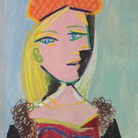 Pablo Picasso Femme Au Beret Orange Et Au Col De Fourrure Marie-Therese 1937