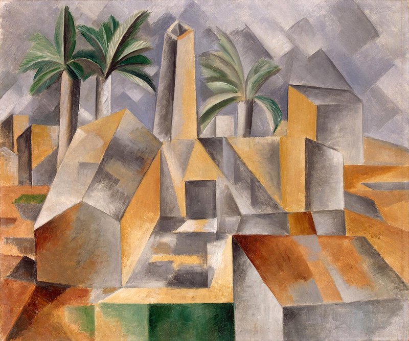 Pablo Picasso L Usine Au Village Horta De Ebro canvas print