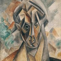 Pablo Picasso Portret van Fernande Olivier 1909