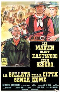 Cuadro en lienzo Pinta tu vagón 1969 Italia Movie Poster