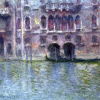 Palazzo Da Mula Venetië door Monet