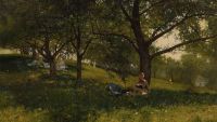 Palmer Walter Launt In The Orchard 1881 canvas print