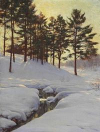 Palmer Walter Launt Sun Behind The Pines