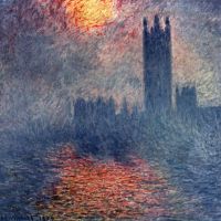 Parlement in Londen door Monet