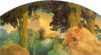 Parrish Maxfield Dream Castle In The Sky 1908 canvas print