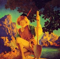 Parrish Maxfield Jack And The Beanstalk 1923 canvas print