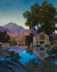 Parrish Maxfield Mill Pond 1945 canvas print