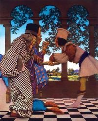 Parrish Maxfield The King Samples The Tarts 1924 canvas print