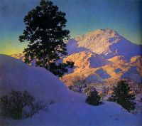 Parrish Maxfield Winter Sunrise 1949