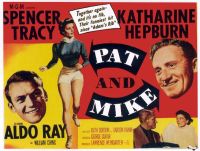 Poster del film Pat e Mike 1952 stampa su tela