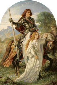 Paton Joseph Noel Sir Galahad And The Angel 1845 60 canvas print