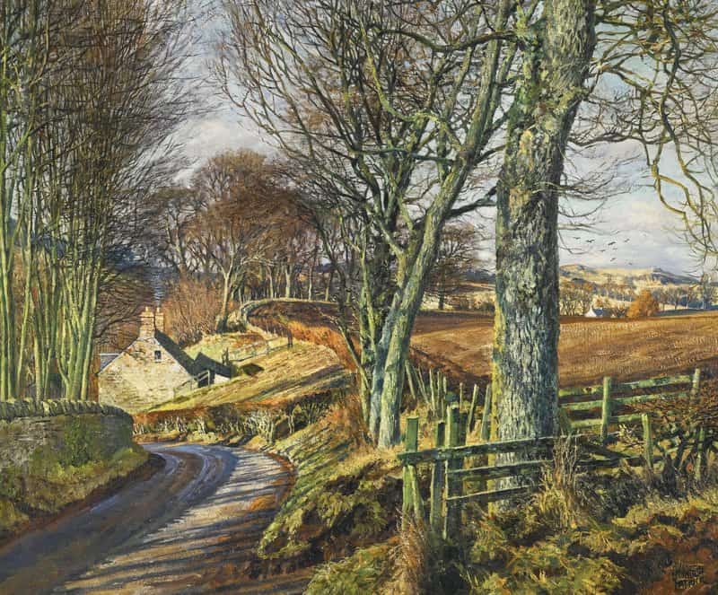 Patrick James Mcintosh The Knapp Road Rossie Priory Ca. 1967 canvas print