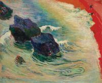 Paul Gauguin La Vague 1888 canvas print