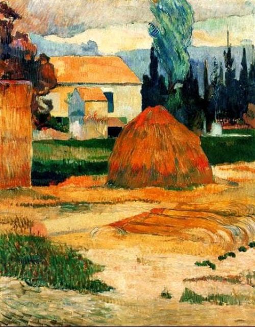 Paul Gauguin Landscape Near Arles 1888 canvas print
