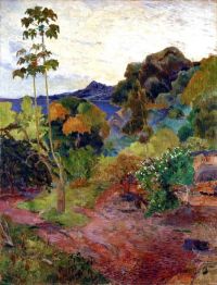 Paul Gauguin Martinique Landscape 1887