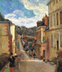 폴 고갱 Rue Jouvenet In Rouen 1884