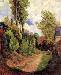 Paul Gauguin Sunken Lane 1884