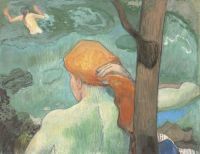 Paul Gauguin The Bathing Place La Baignade 1889 canvas print