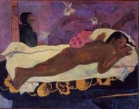 Paul Gauguin 망자의 영혼이 Manao Tupapau 1892를 지켜보고 있습니다.