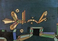 Paul Klee Ankunft Des Luftdrachen 1927 canvas print