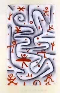 Dibujo de Paul Klee Area Of High Spirits