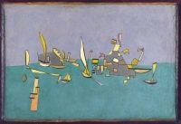 Paul Klee Boats And Cliffs 1927 canvas print