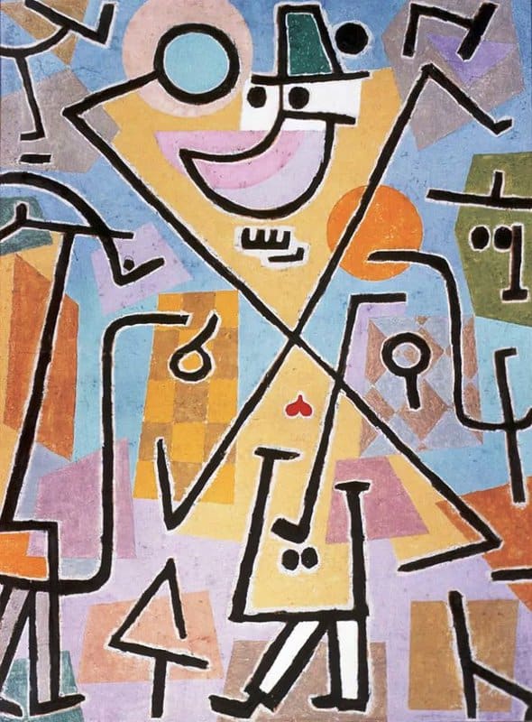 Paul Klee Caprice In February   1938 canvas print