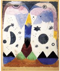 Paul Klee Die Himmels Saule 1917 canvas print