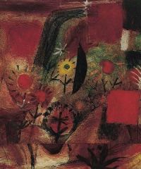 Paul Klee Garden en rojo 1920