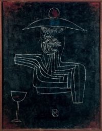 Paul Klee Geist Bei Wein y Spiel Ghost apareciendo mientras bebían vino y juegos de azar 1927