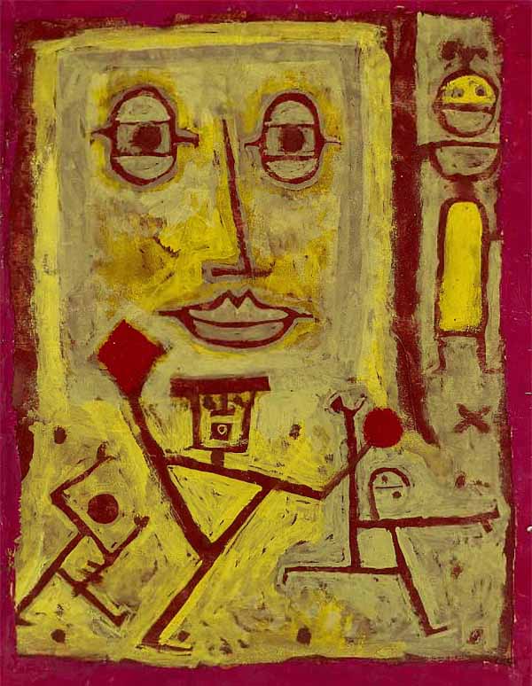 Paul Klee God Of War   1937 canvas print
