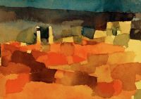 Paul Klee auf einer Skizze von Sid Bu Said