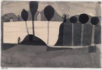 Paul Klee Park By The Lake Also Known As Parks By The Lake With Houses 1920 canvas print