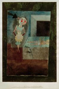 Paul Klee Selbstmord Eines Stubenmaedche 1923 canvas print