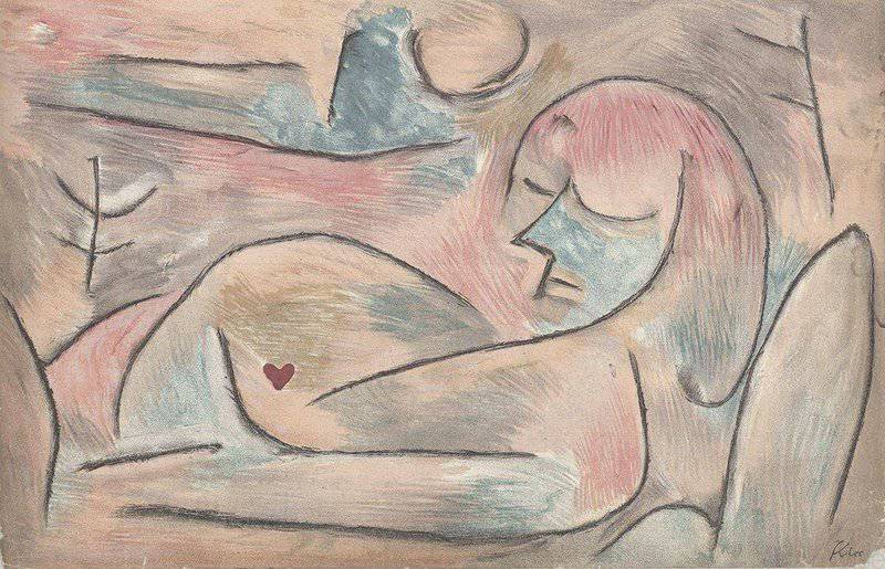 Paul Klee Sommeil D Hiver Winter Sleep 1938 canvas print
