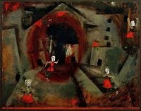 Paul Klee Tanzspiel Der Rotrocke 1924