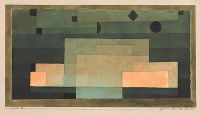 Paul Klee The Firmament Above The Temple   1922 canvas print