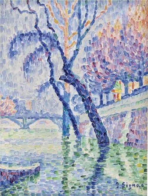 Paul Signac Pont Des Arts Inondation 1930 canvas print