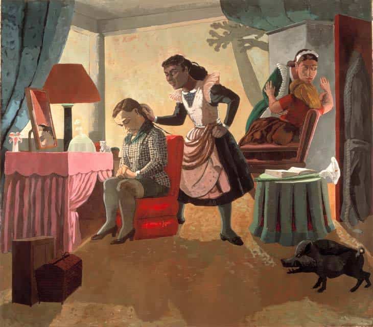 Tableaux sur toile, reproduction de Paula Rego The Maids Ano -1987