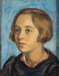 Pauli Georg Portratt Of Agneta Bonnier 1925 canvas print